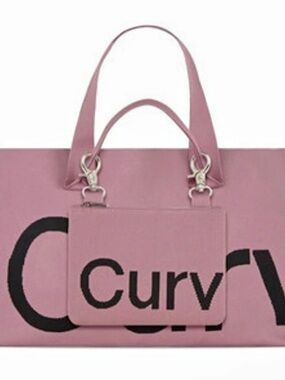 Curves by Sean Brown Curves Double Knit Tote Pink